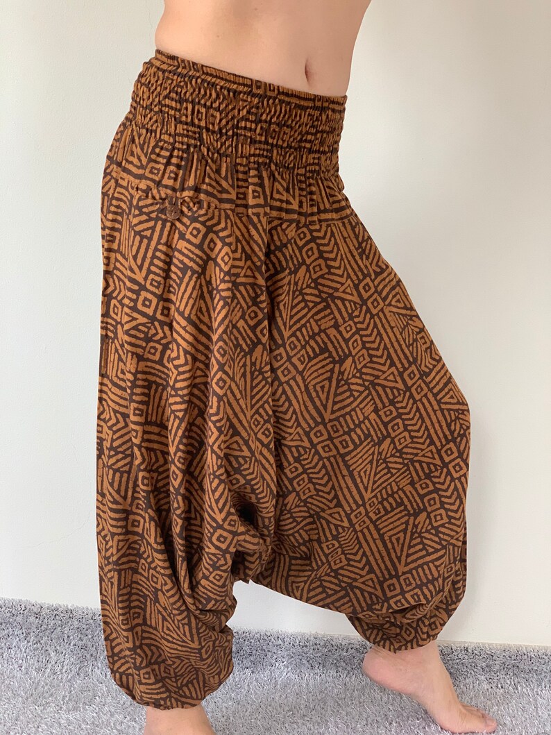 HR0096 Harem Pants Unisex Low Crotch Yoga Trousers