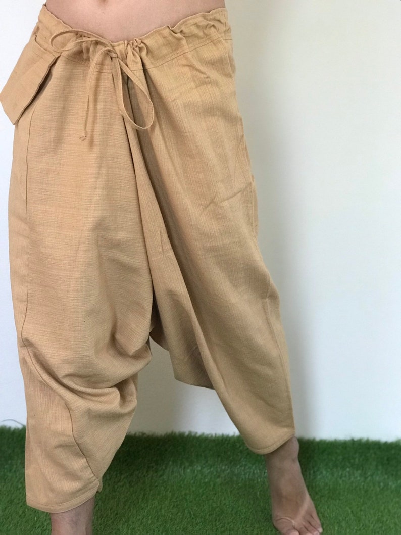 HR0789 Aladdin Pants Harem Pants 100 Cotton Harem Pants Etsy