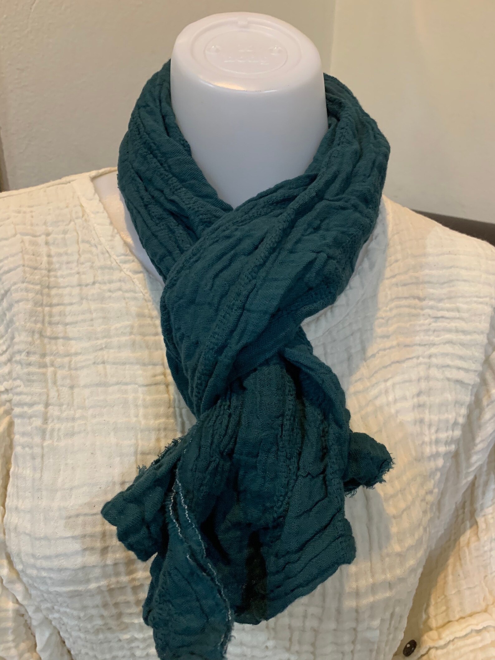 CX0008 Lightweight Scarf Cotton Gauze Neck Scarf 100 Cotton Etsy