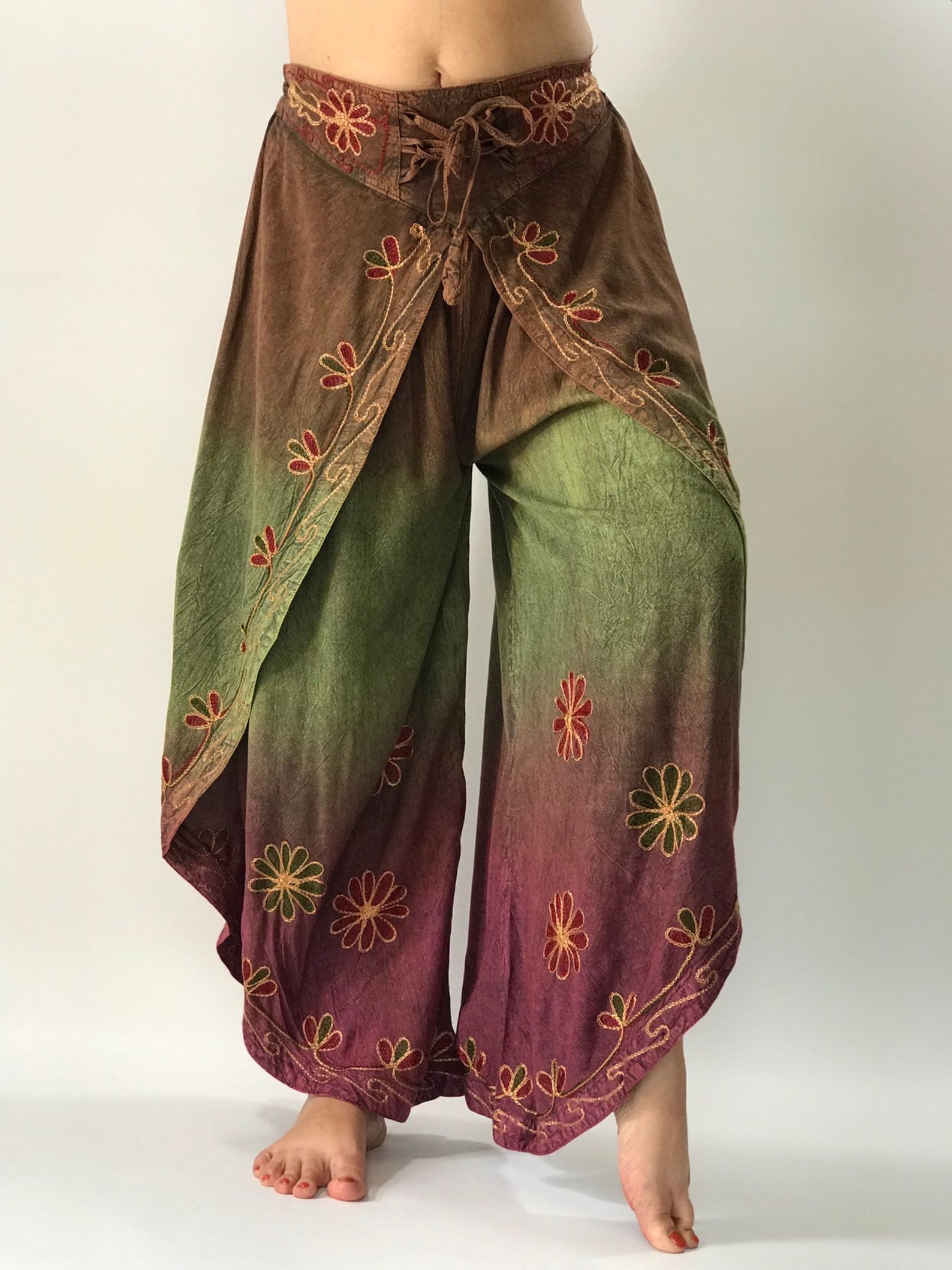 ID0402 Original Ethnic Indian cotton trousers Casual pants Etsy