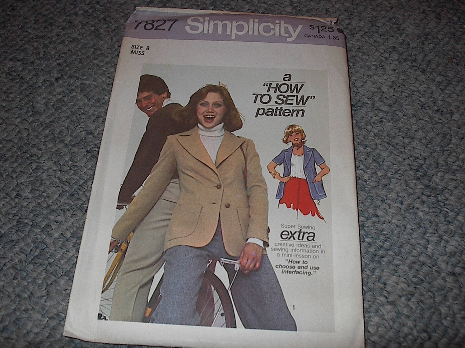 UNCUT Factory Folded Simplicity Pattern 7827 A How to Sew