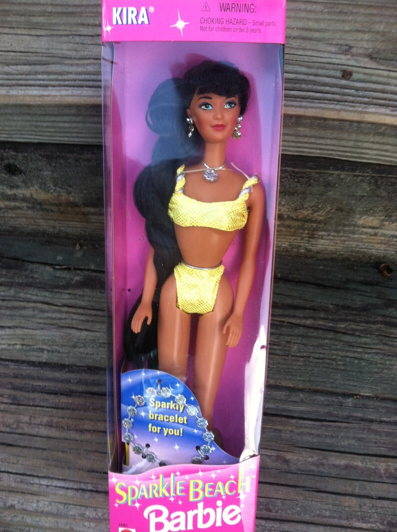 BARBIE DOLL PAIR OF LIGHT BLUE GLITTERY SHORTS