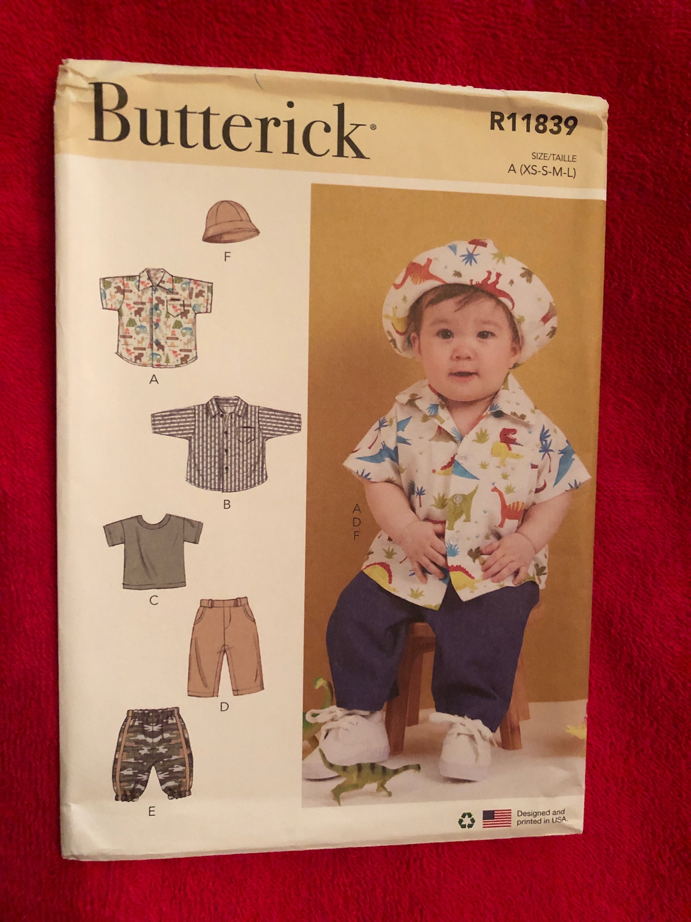 Uncut Factory Fold Sewing Pattern Butterick R11839 Sizes