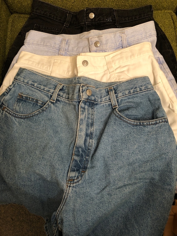 Vintage Lee Jean Shorts You Pick One White Black … - image 1