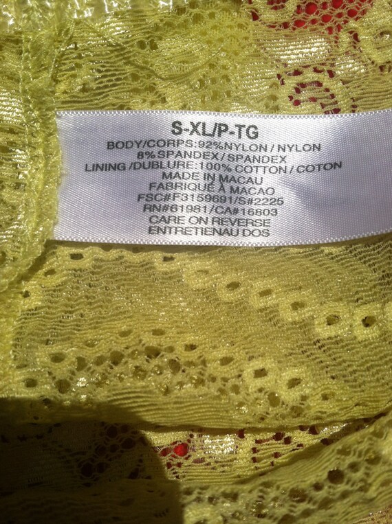 Women/'s Lingerie Undies Packaged As An Icecream Cone Lace Panties Lime Green And Orange