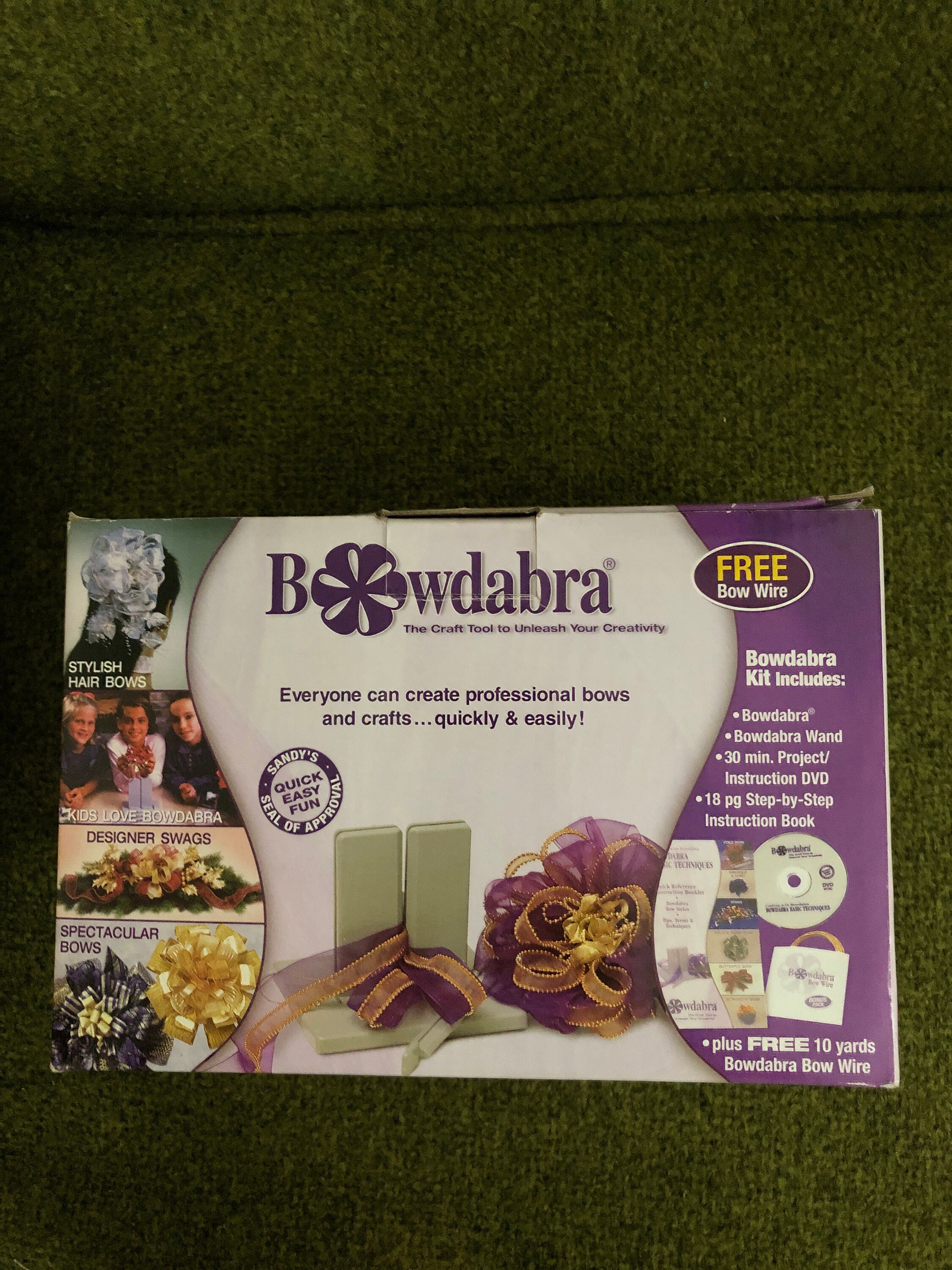 Bowdabra Bowmaker Tool DVD Boxed DIY Bows Gifts Christmas Wrapping