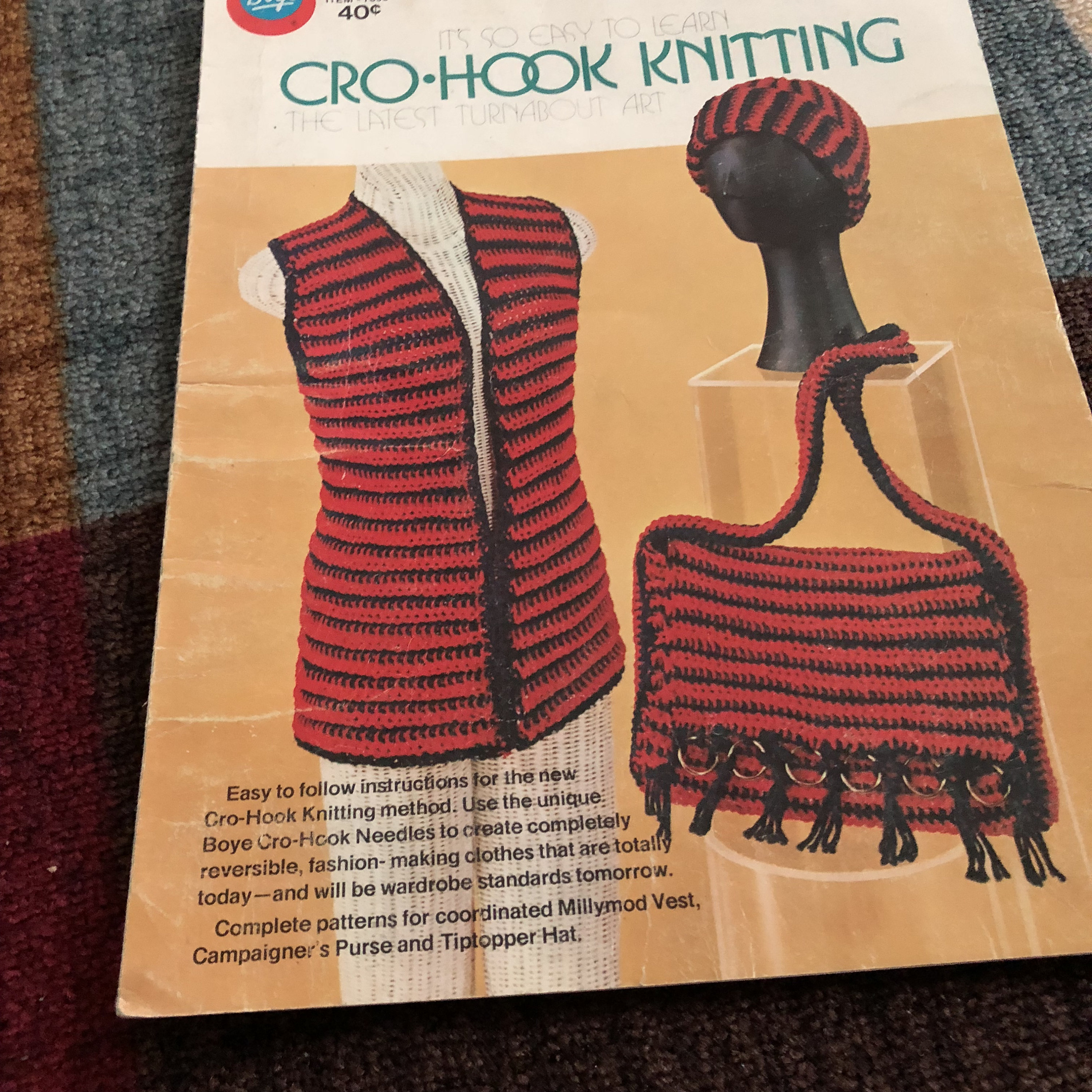 Boye Item 7695 It s so Easy to Learn Cro.hook Knitting the Latest
