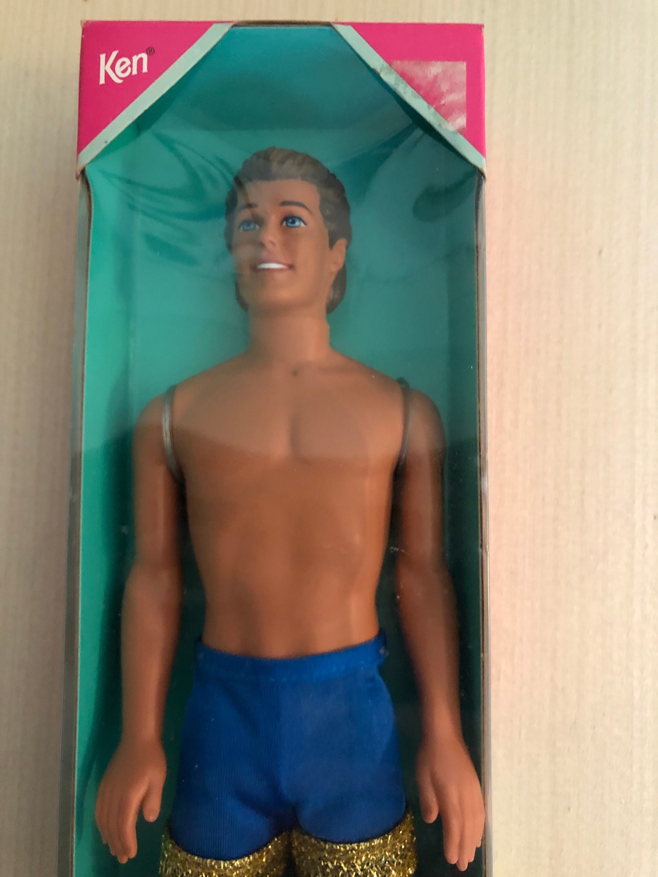 Vintage 1990s Mattel 16170 Splash 'n Color Ken Magical Hair Vintage 1990s Mattel 16170 Splash 'n Color Ken Magical Hair