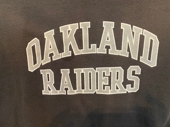 Vintage NFL Oakland Raiders Sweat Shirt - image 2