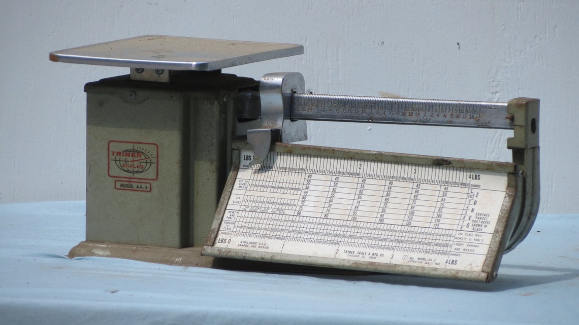 Triner Model AA 4 Vintage Postal Scale Chicago Illinois USA Etsy