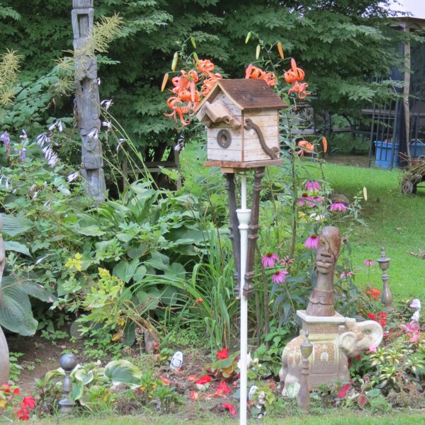 Salvaged Recycled Repurposed Custom Rustic Birdhouse