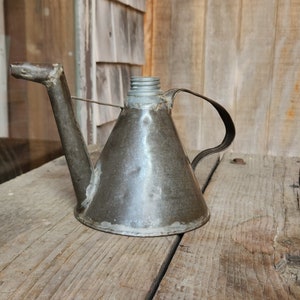 Unusual Vintage Tin Oil Can Old New England Barn Treasures