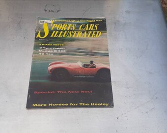 Sports Cars Illustrated August 1956 Edition Vintage Car Magazine
