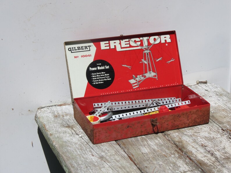 Old Gilbert No 10041 Erector Set | Etsy