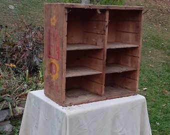 vintage Table Talk Pie Worcester MA Étagère en bois réglable Ferme Pays Primitive Ferme Frais Vieille Grange Trésors