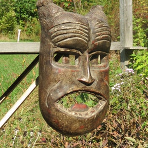 Carved Wooden African Mask