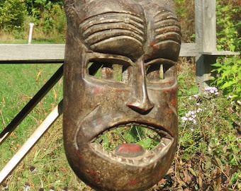 Carved Wooden African Mask