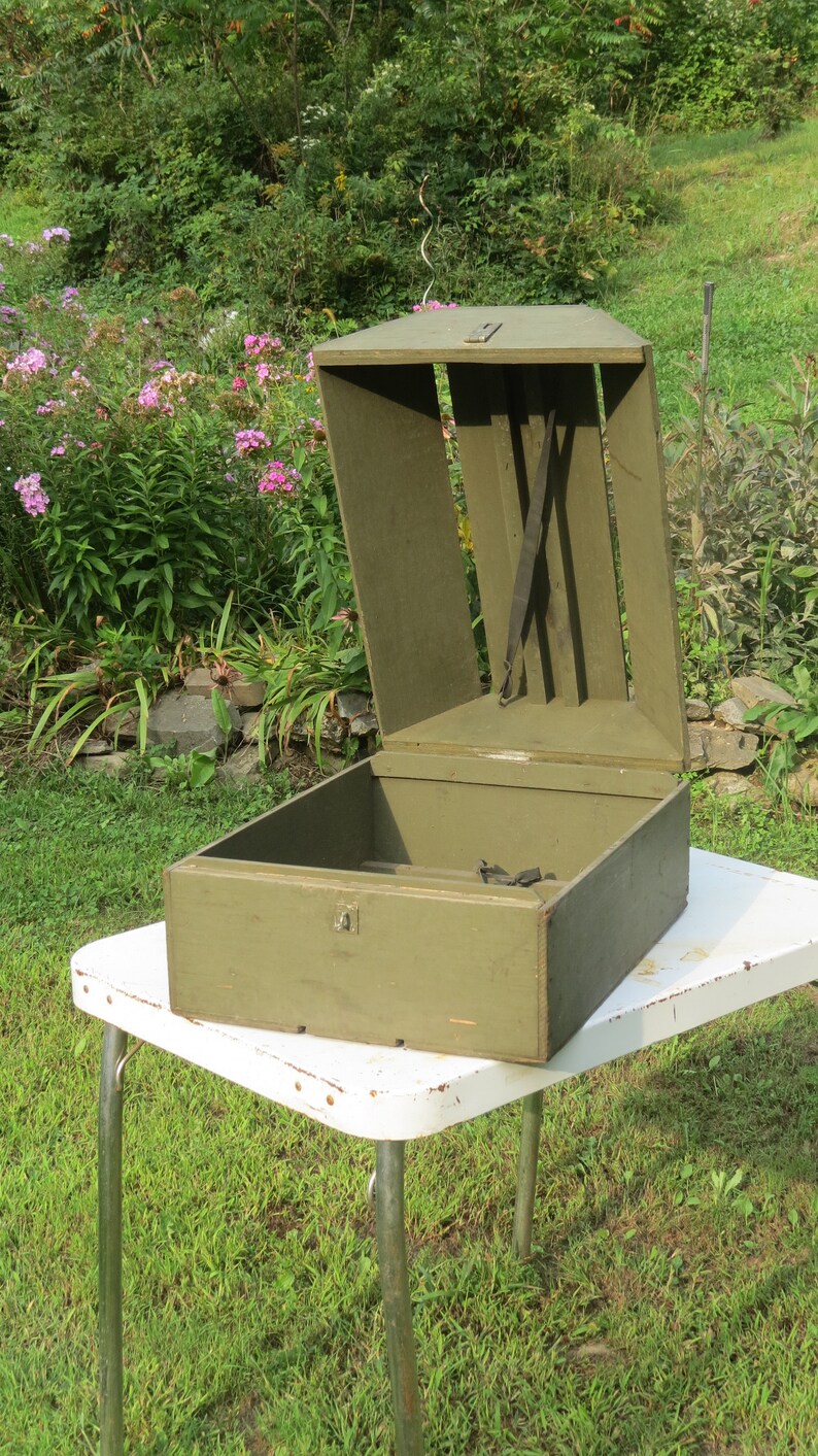 Sensational Vintage Wooden Chicken Crate Farm Fresh Barn Etsy