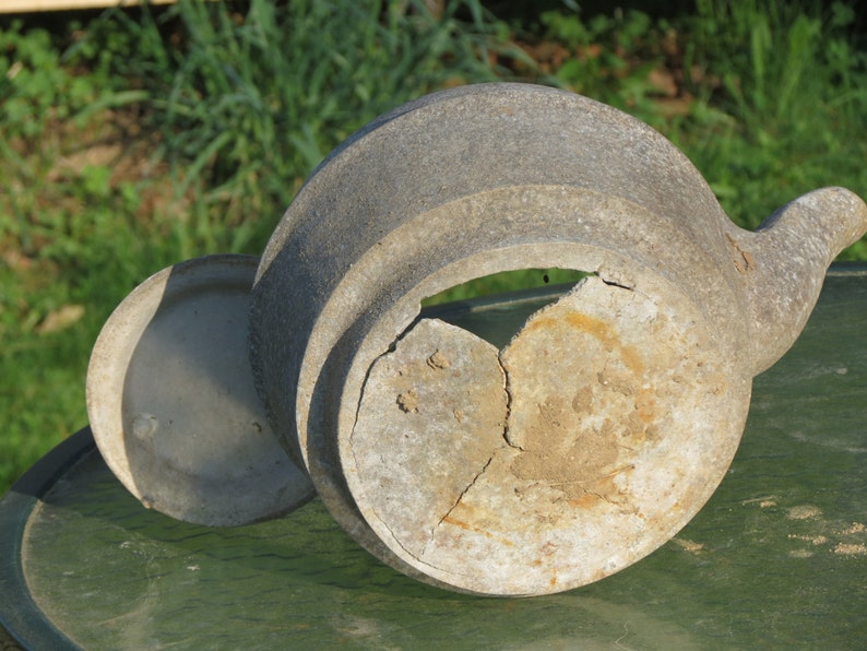 Repurposed Cast Aluminum Tea Kettle Planter Upcycled Recycled Etsy