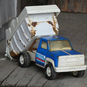 Vintage Pressed Steel Tonka Garbage Truck Collectible Toys Old Barn Treasures