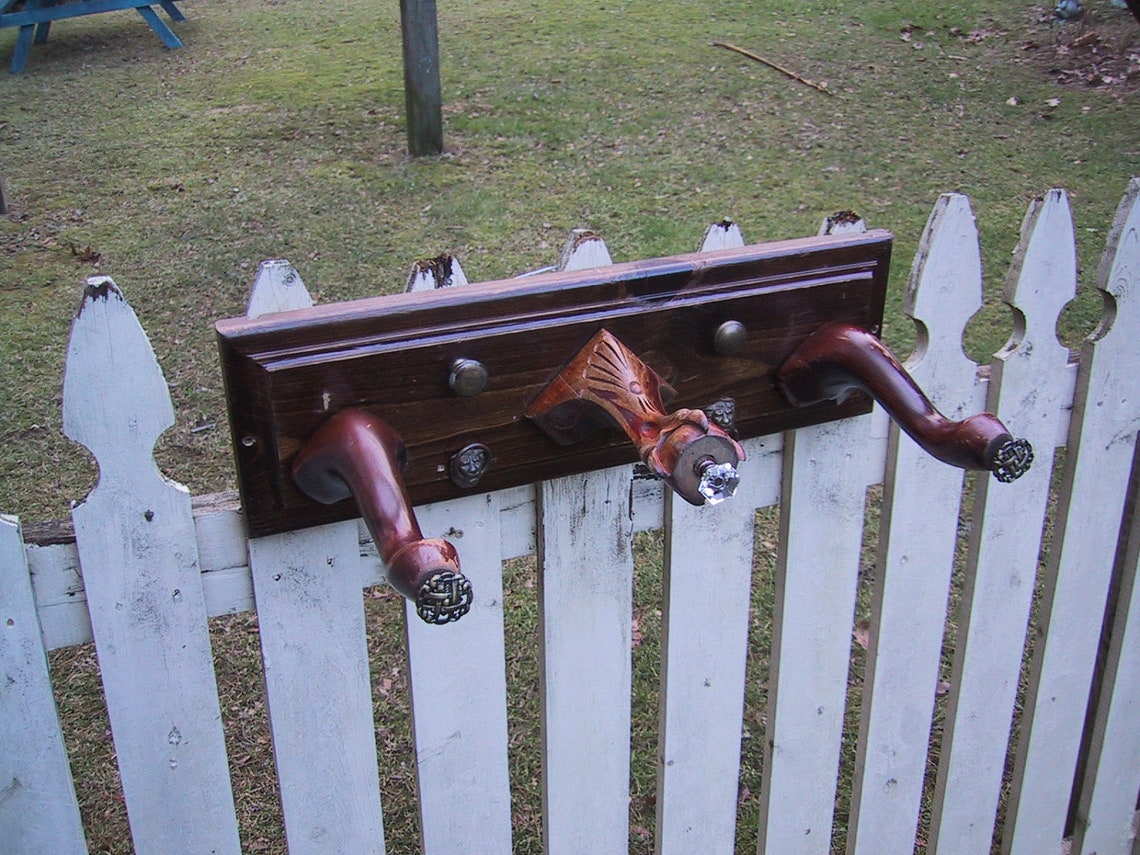 Unique Repurposed Recycled Upcycled Salvaged Coat Hat Rack Etsy
