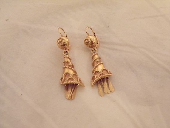 18k Yellow Gold Victorian Etruscan Revival Vintage