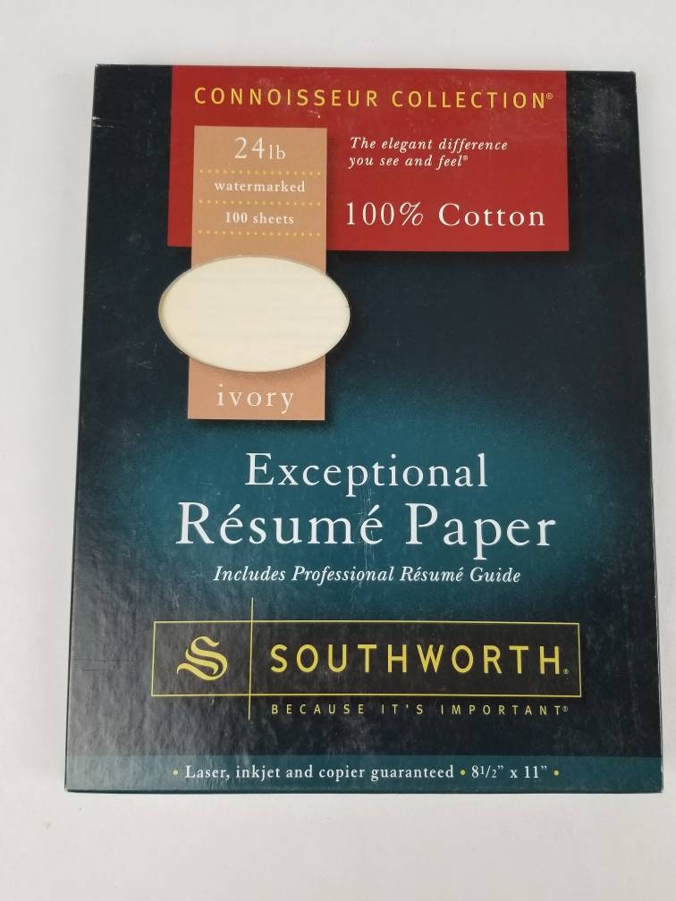 Southworth 25% Cotton Resume Envelopes, Ivory, 24lb, 9 x 12, Wove, 25/Box  -SOURF4Q 