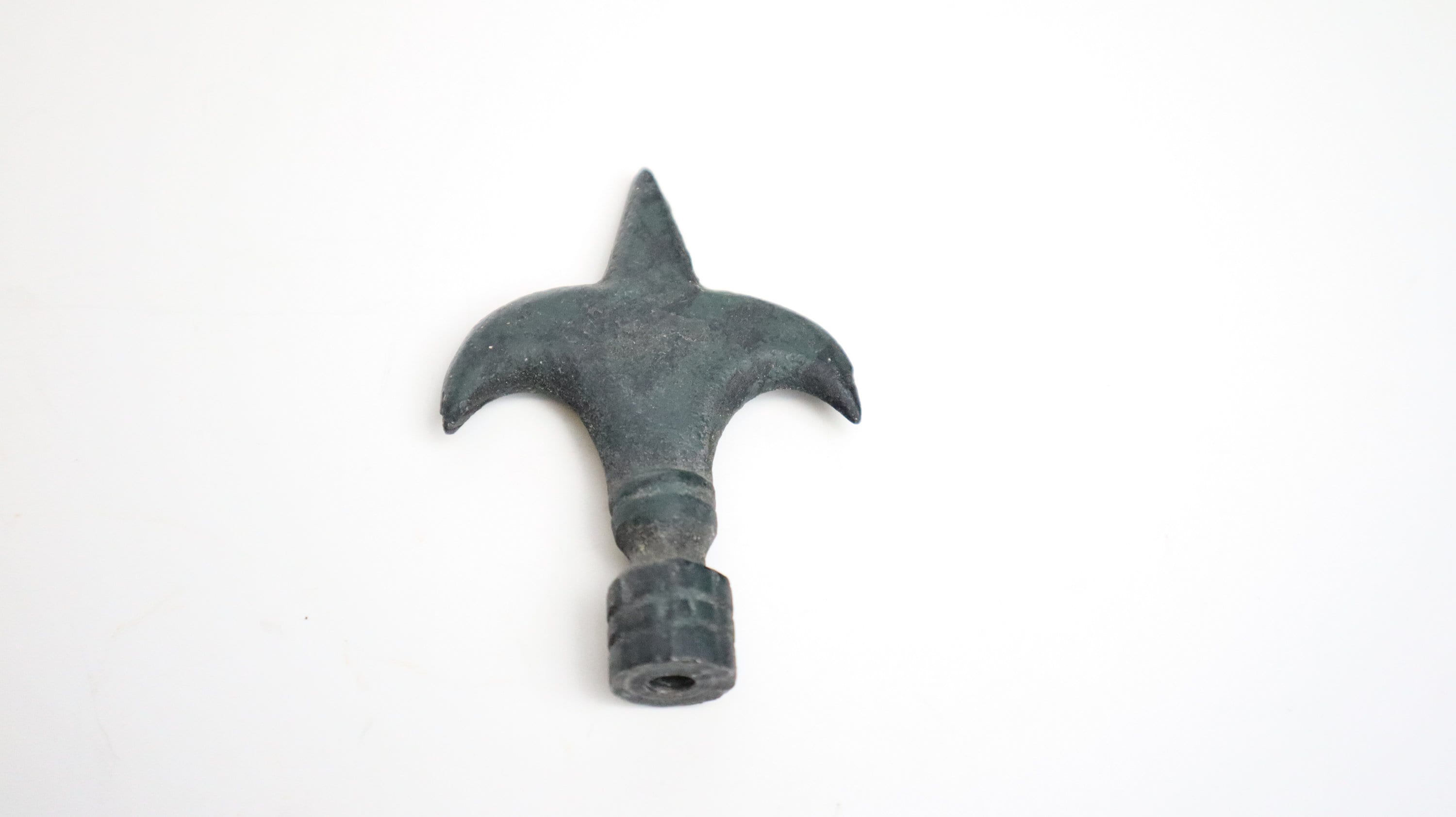 Antique Finial Gate Spear Black Cast Iron Spire Threaded Screw on ...
