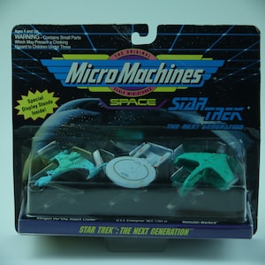 STAR TREK TNG Micro Machines 1993 Galoob Brand New Sealed Rare