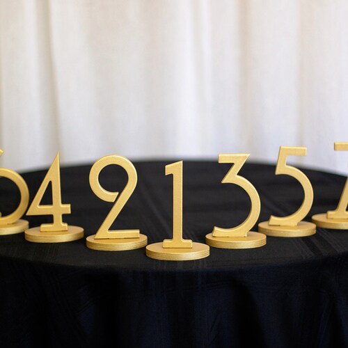 Freestanding Numbers 1-30 Set, shops Event Party Table Numbers, Art Deco Wedding Theme, Wedding Reception Table Centerpiece, Wedding Table Decor
