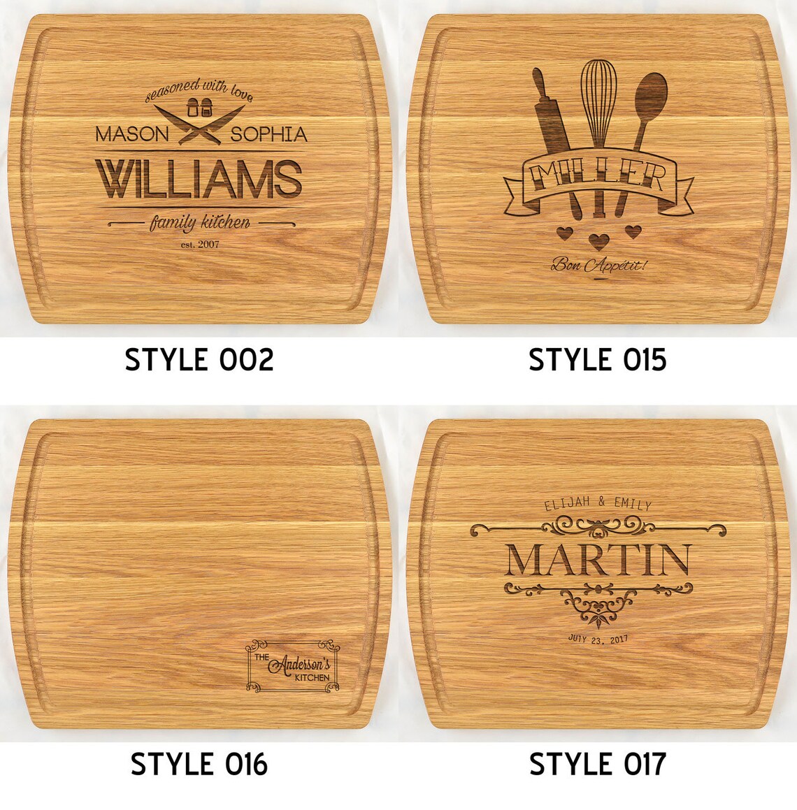 Custom Engraved Kitchen Home Décor Gift Personalized Wooden Etsy