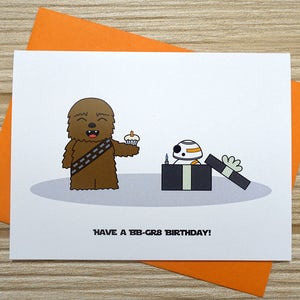 Carte De Letterpress De Joyeux Anniversaire Chewbacca Etsy Carte De Letterpress De Joyeux Anniversaire Chewbacca Etsy