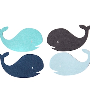 20 Whale Die Cuts 3.25 or 4 inches