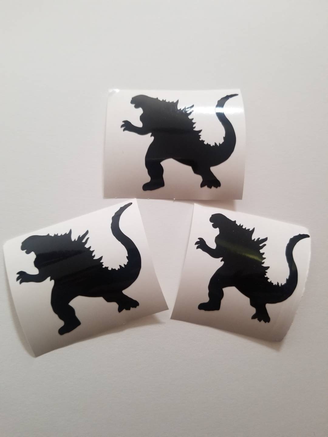 Single Godzilla Vinyl Decals Etsy UK