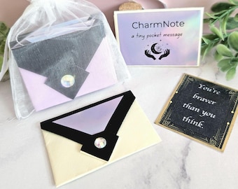 Handmade Mini Affirmation Note: Pocket Message Gift & Encouragement