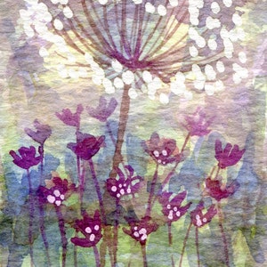 Original Watercolour ACEO Painting &#39;Meadow Series No. 1&#39;