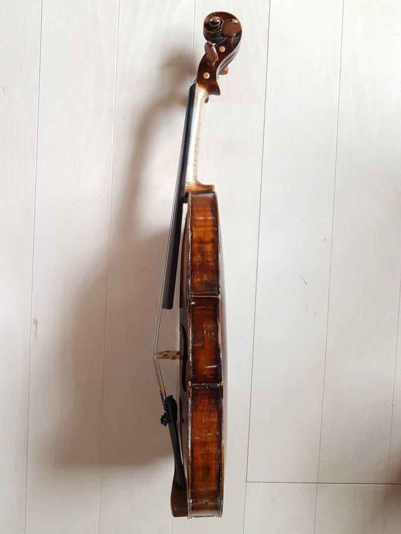 Circa 1754 Fridrich Lorenz RARE 7/8 Old Violin Hungarian Temesvar, Belvaros Fully restored, for professional classical musicians image 8