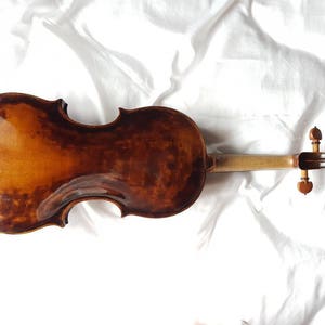 Circa 1754 Fridrich Lorenz RARE 7/8 Old Violin Hungarian Temesvar, Belvaros Fully restored, for professional classical musicians image 2
