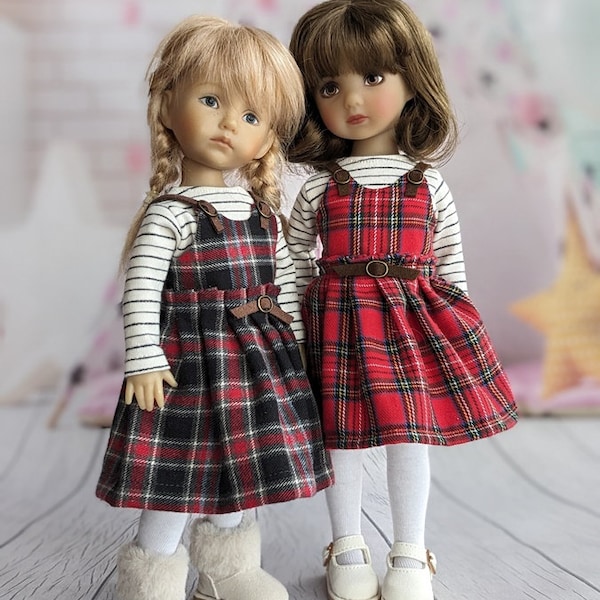 Robe tartan Li'L Dreamer ou Boneka