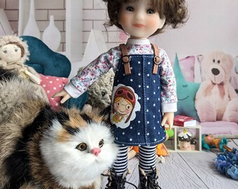 Mini-Jeanskleid Sara/Ten Ping