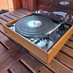 Dual CS 40 vintage German HI FI record player, turntable deck