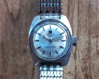 Tissot Seastar Seven vintage Swiss mechanical women's watch SUP SUP SHAKE