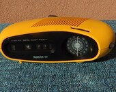 Roman 76 Korean SPACE AGE JAM flip clock radio alarm 1970s