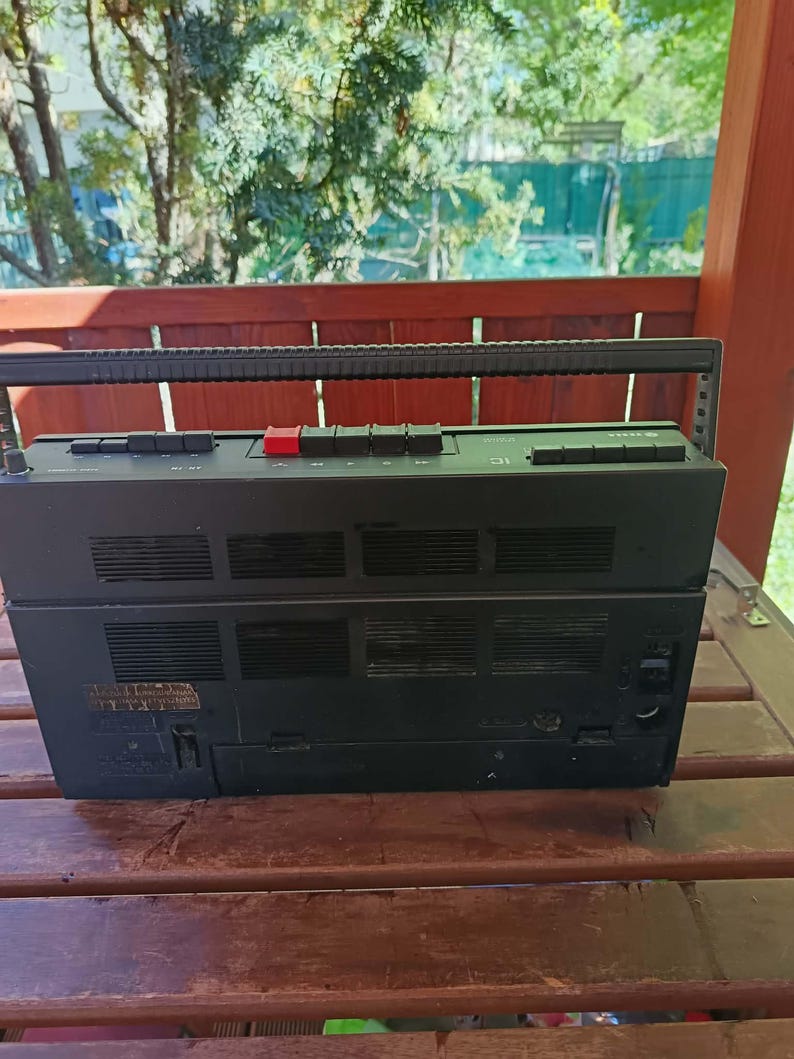 VTG Tesla K 204 SAFIA Space Age Black Stereo Boombox - Etsy