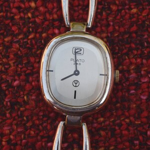 Plato 2 B Swiss Art Deco mechanical watch SOOTHING MIDNIGHT WHISPER