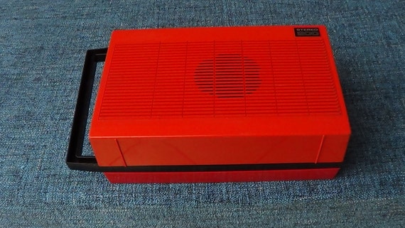 Philips Dutch Flying In A Red Dream Record Player 1980 Etsy Uk