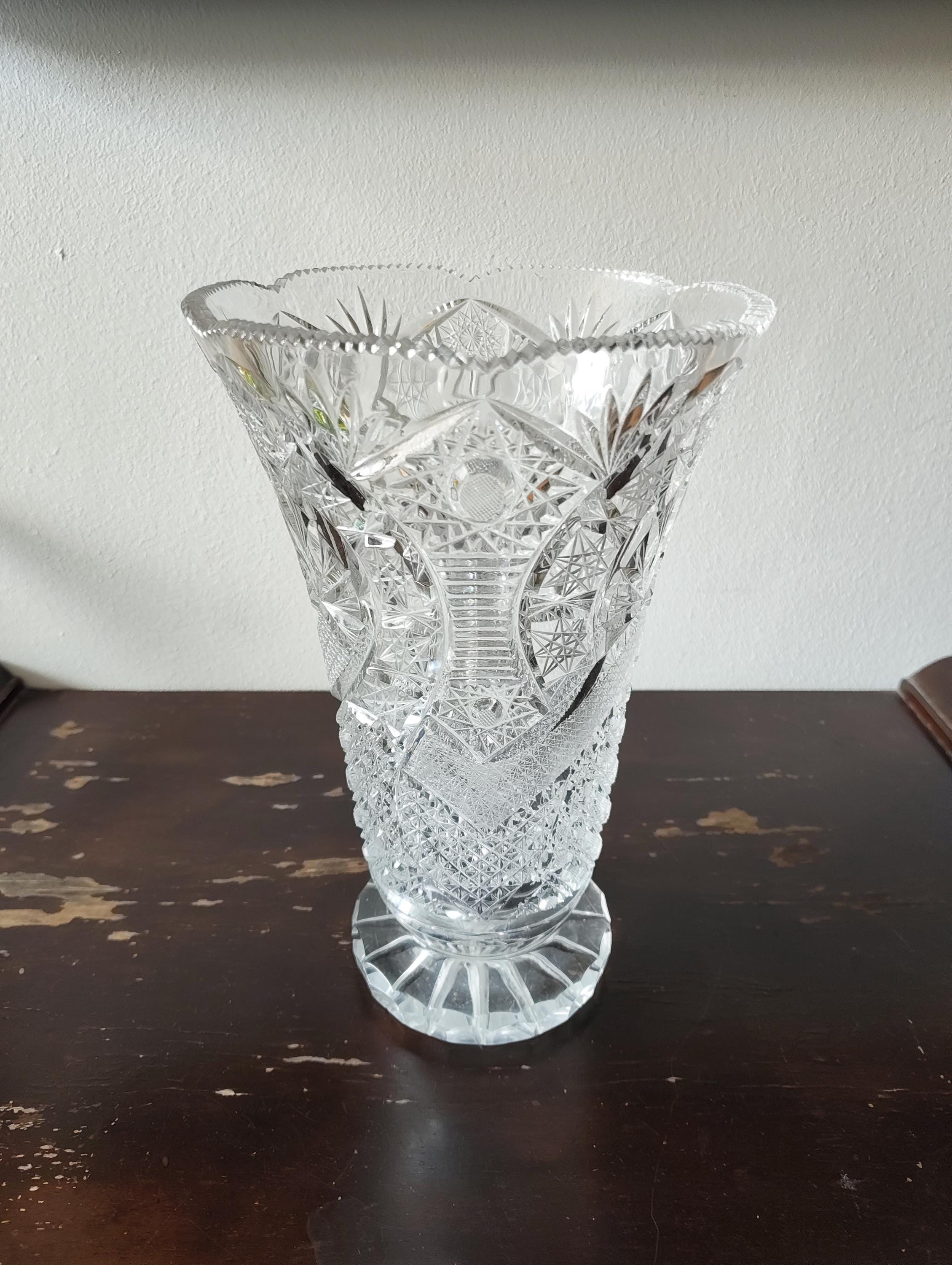 Antique Orrefors Crystal Vase - Etsy