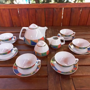 Eschenbach Fantasy Summit 6 person German Space Age ICONIC coffee set