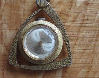 Lucerne Swiss HEAVEN AND HELL  pendant watch Art Deco