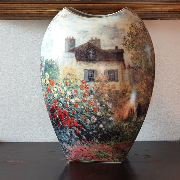 Goebel Artis Orbis Monet La Maison de L'Artiste limited edition XXL floor vase